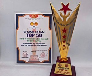 SAPUWA ĐƯỢC VINH DANH DOANH NGHIỆP ĐIỂN HÌNH SÁNG TẠO NĂM 2025 – KHẲNG ĐỊNH HÀNH TRÌNH PHÁT TRIỂN BỀN VỮNG